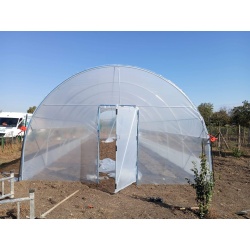 Solar Gradina 5x8 m, folie 180 microni, teava zinc 33,7 x 2 mm