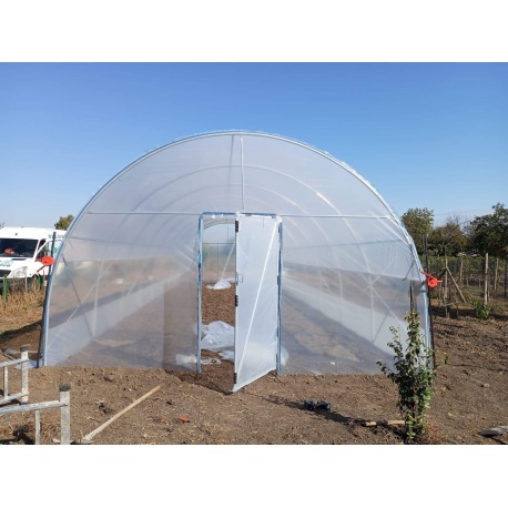Solar Gradina 5x10 m, folie 180 microni, teava zinc 33.7 x 2 mm