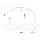 Solar Gradina 5x12 m, folie 180 microni, teava zinc 33.7 x 2 mm - imagine interior